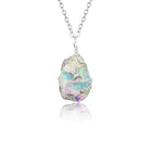 Natural Raw Opal Handmade Necklace For Her Women - Image 1