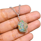 Natural Raw Opal Handmade Necklace For Her Women - Image 2
