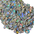 Natural Raw Opal Gemstone 25+ carats Multi Color Loose Rough Crystal Ethiopian Mines October Birthstone AA+ Grade | Chakra Healing Energy Stones | Jewelry making DIY Supplies | Meditation Stones - Image 1